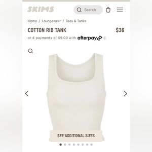 Skims Cotton Rib Tank